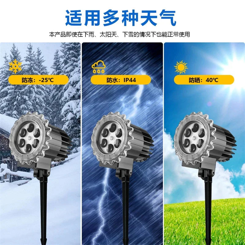 Spooky LED Halloween Light Projector Outdoor Waterproof