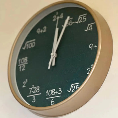 Educational Math Wall Clock Decoration - Befez