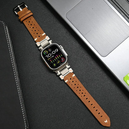 Premium Leather Apple Watch Strap - Strong and Classic Band