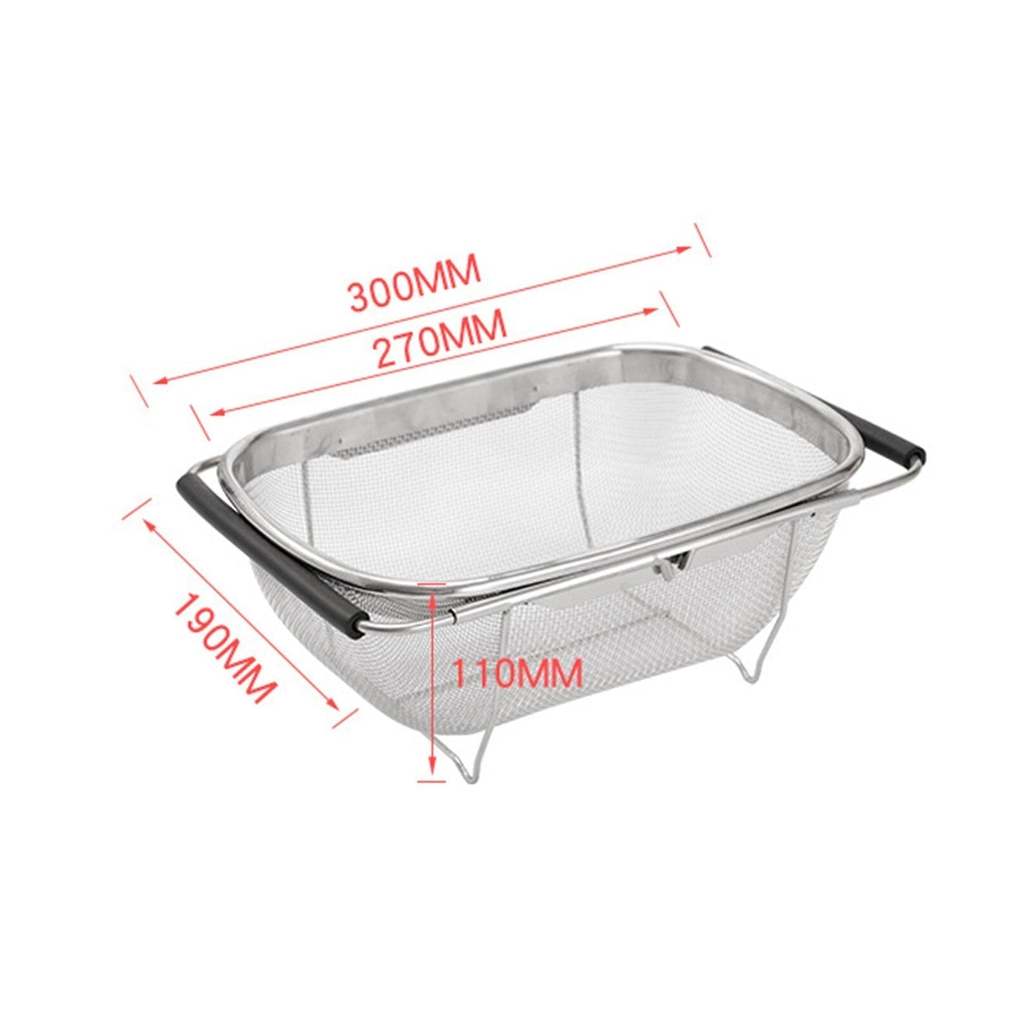 Space Saving Adjustable Sink Dish Rack