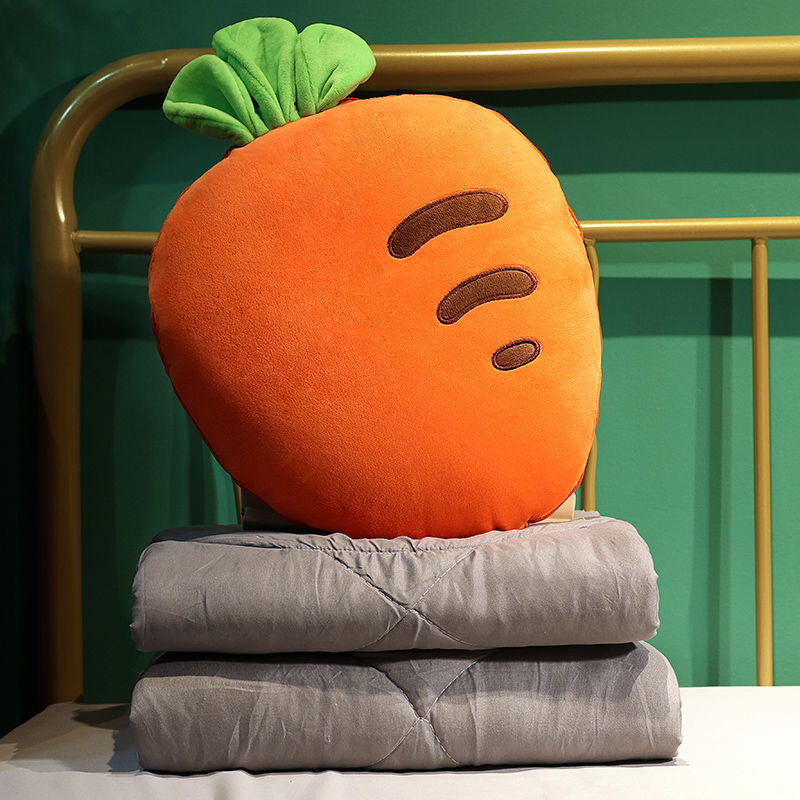 Cozy Portable Fruit Travel Blanket Pillow
