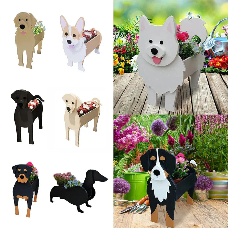Cute Dog Planter - Adorable Pet Flower Pot