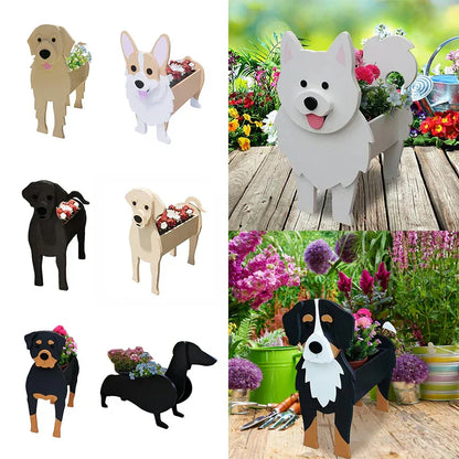 Cute Dog Planter - Adorable Pet Flower Pot