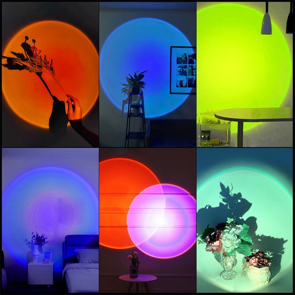 Compact USB Colorful Night Light Lamp