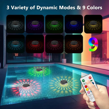 Color Changing Pool Light Floating LED Waterproof