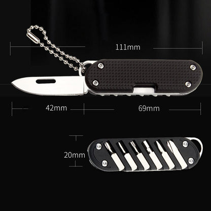 Compact Pocket Multi Tool Keychain Set