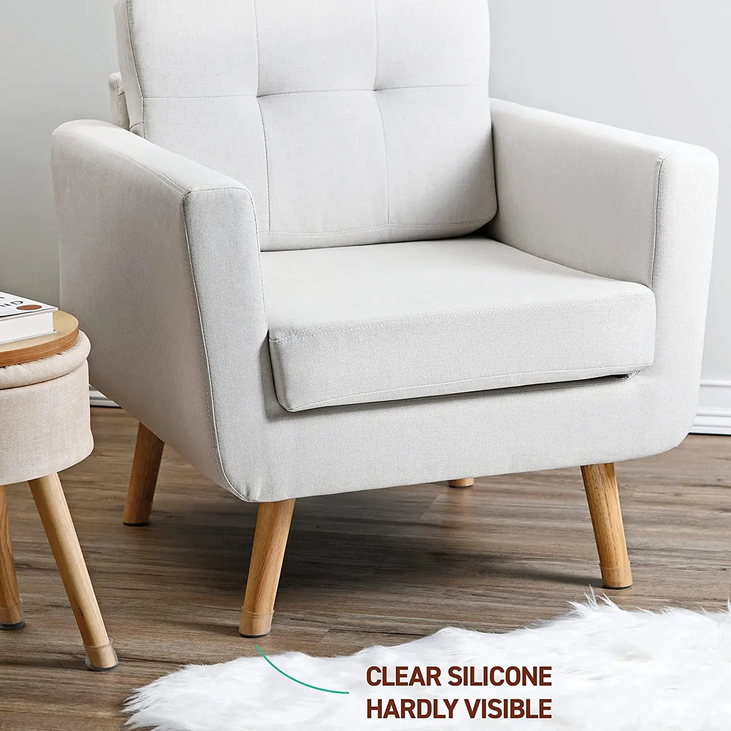 Soft Silicone Chair Leg Floor Pad Protector