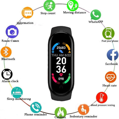 Versatile Bluetooth Fitness Smartwatch