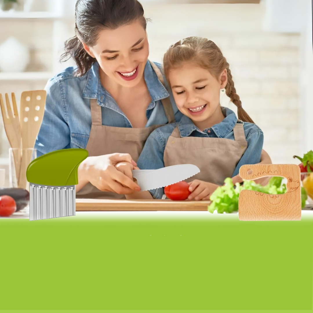 Fun Kids Cooking Utensils Set