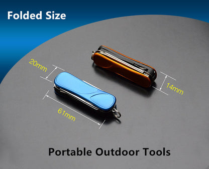 Practical 10in1 Pocket Multi Tool Keychain