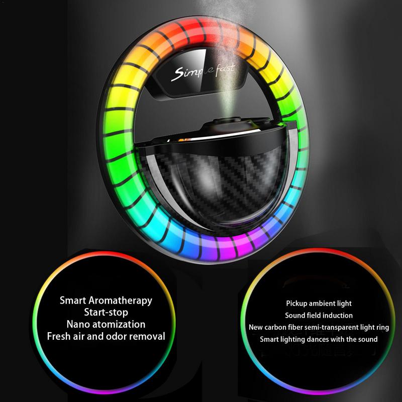 Colorful Car Air Freshener with LED Lights