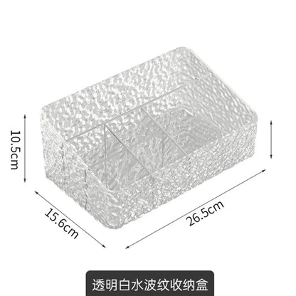 Spacious Makeup Storage Case Water Wave Pattern
