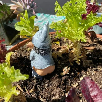 Quirky Gnome Statue for Outdoor Decor