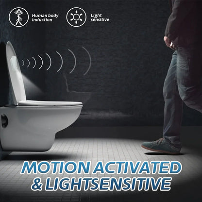 Motion Activated LED Toilet Night Light