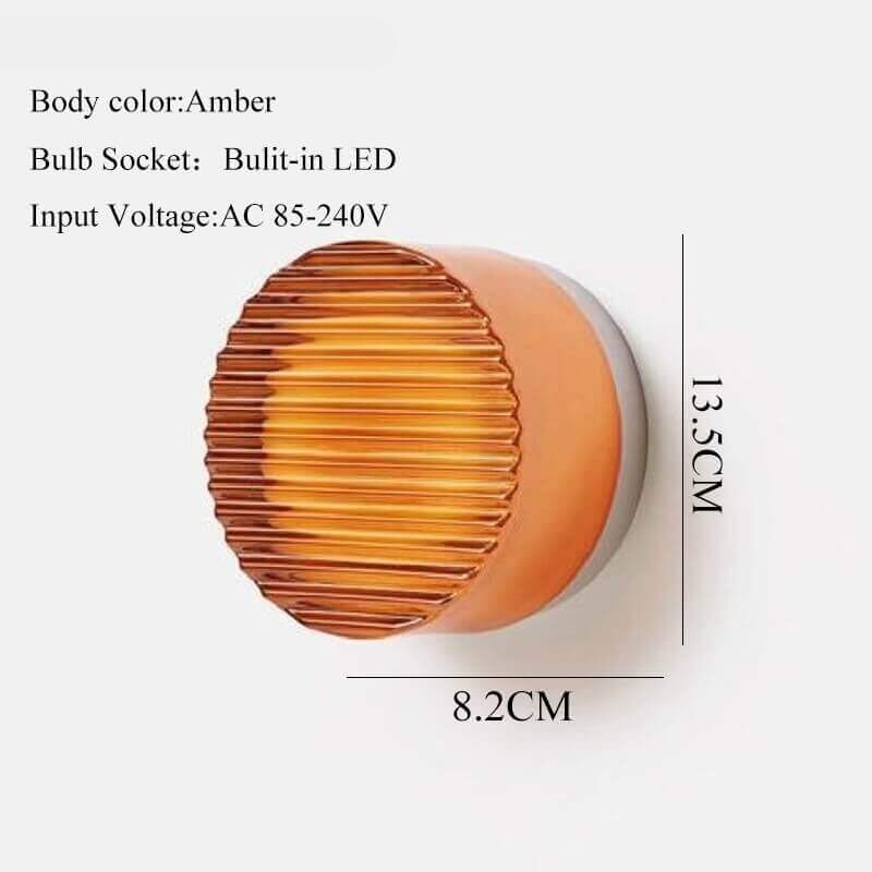 Modern Clear Glass Wall Light