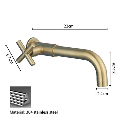Stylish Wall Mount Faucet with Modern Waterfall Style