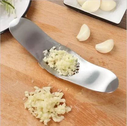 Premium Stainless Steel Garlic Crusher