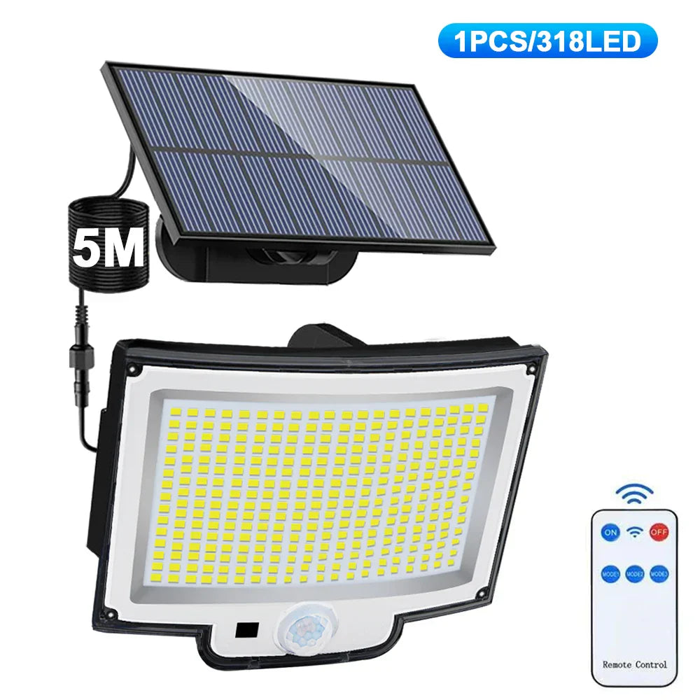 Outdoor Solar Motion Sensor Wall Lamp