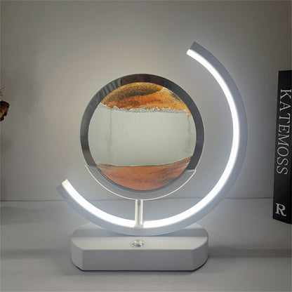 Colorful Dynamic LED Sand Art Desk Lamp