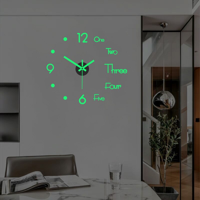 Modern Glow Quiet Wall Clock