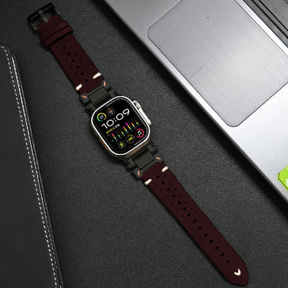 Premium Leather Apple Watch Strap - Strong and Classic Band