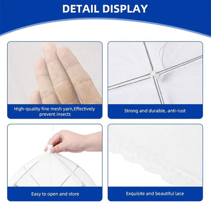 Portable Food Net Cover | Reusable Outdoor Mesh Screen