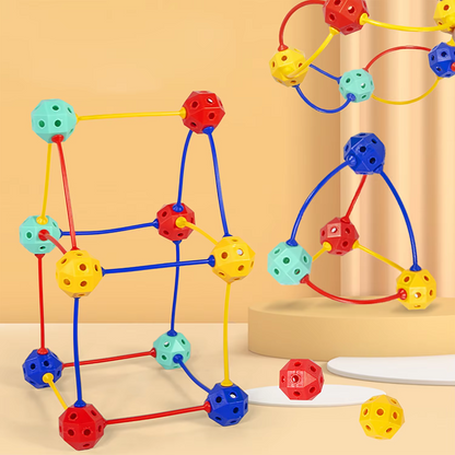 Colorful 3D Building Beads Set