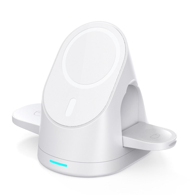 Compact 3in1 Wireless Charging Station Dock - Befez