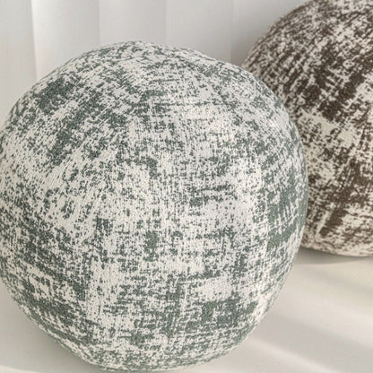 Round Woven Decor Pillow