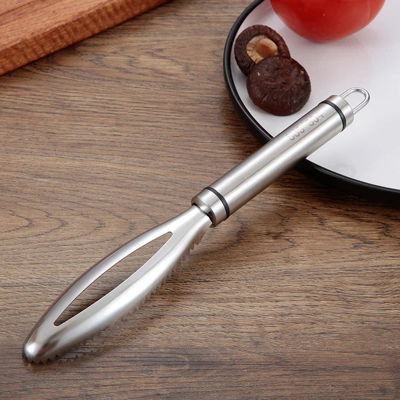 Easy Fish Scale Remover Tool with Bone Tweezers