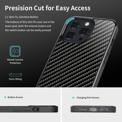 Durable Magsafe Carbon Phone Case for iPhone