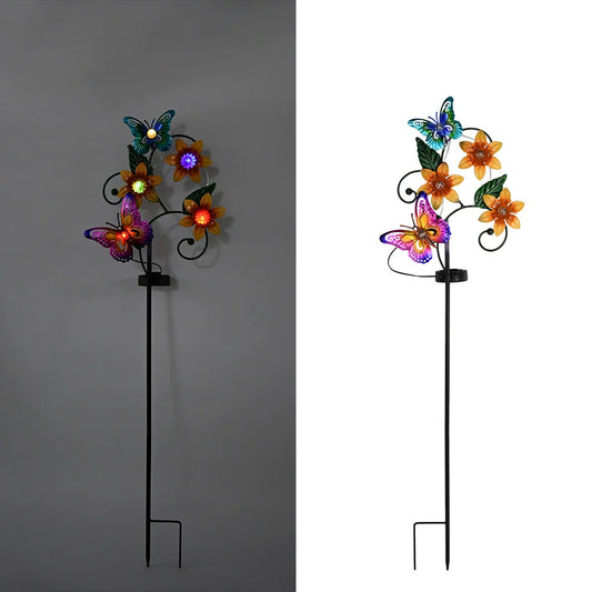 Colorful Solar Powered Garden Lamp, Outdoor LED Decor Light - Befez