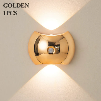 Sleek Slim Wireless Charging LED Wall Lamp