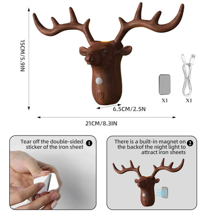 Wireless LED Sensor Night Light Rechargeable Wall Lamp