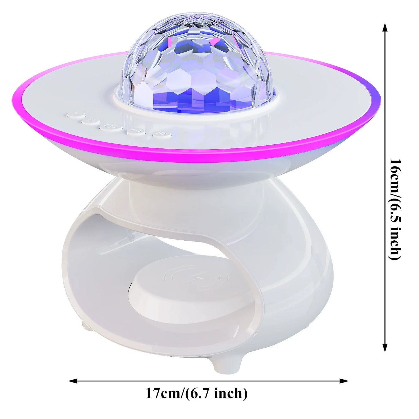 Colorful LED Wireless Charging Table Lamp - Befez
