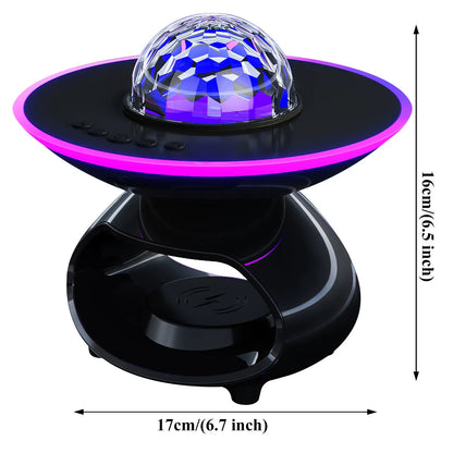 Colorful LED Wireless Charging Table Lamp