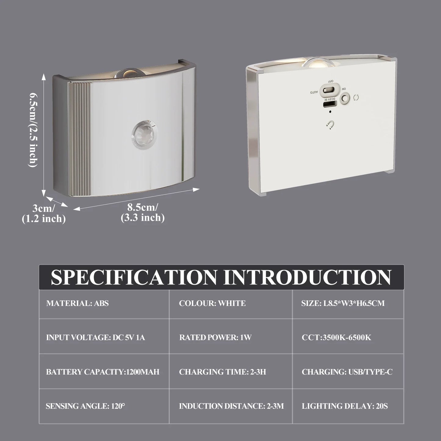 Easy Install Motion Sensor LED Wall Light