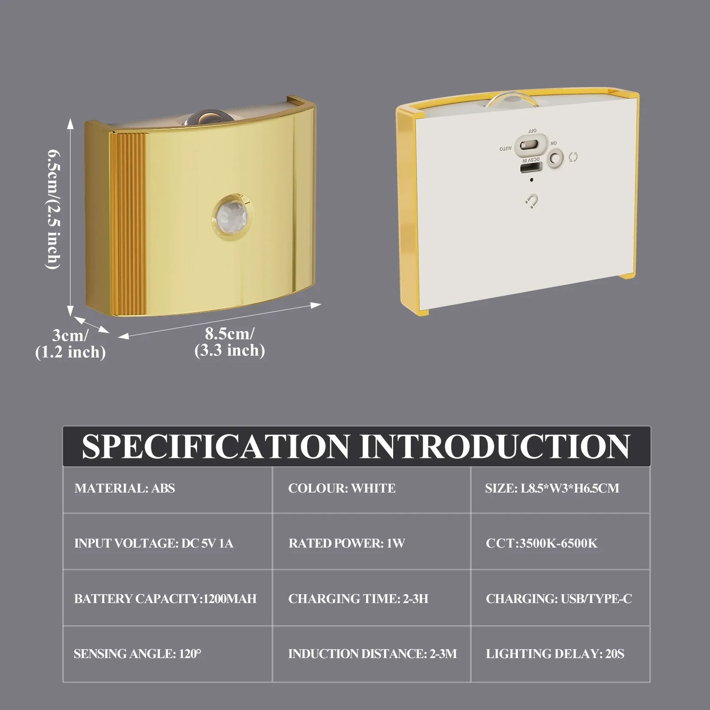 Easy Install Motion Sensor LED Wall Light