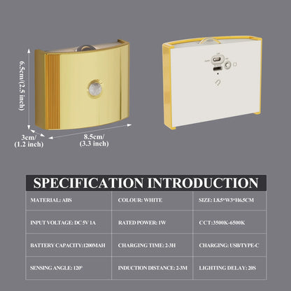 Easy Install Motion Sensor LED Wall Light