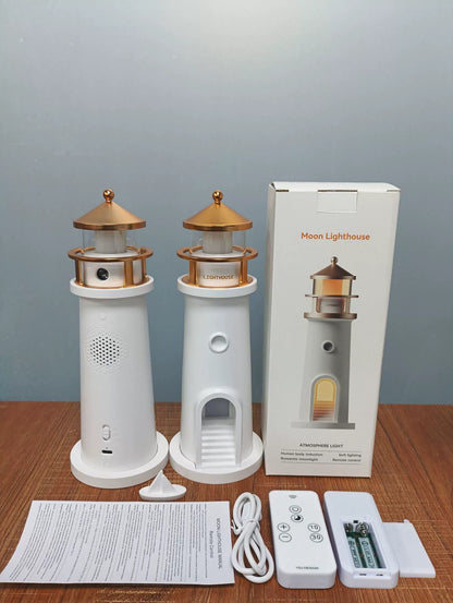 Wireless LED Night Light Lamp with Bluetooth Speaker