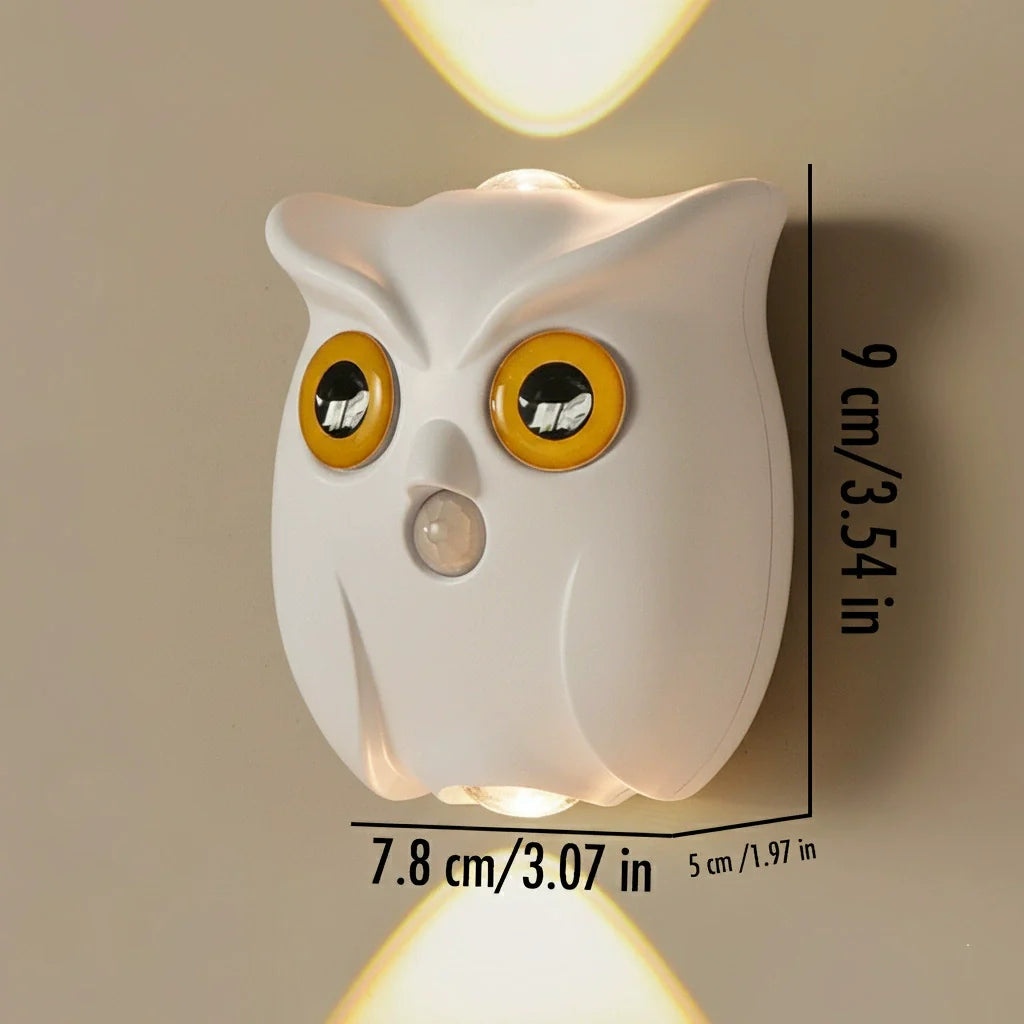 Smart Owl Nightlight Wall Lamp with Motion Sensor - Befez
