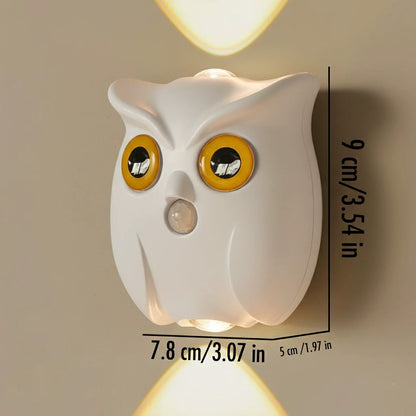 Smart Owl Nightlight Wall Lamp with Motion Sensor - Befez