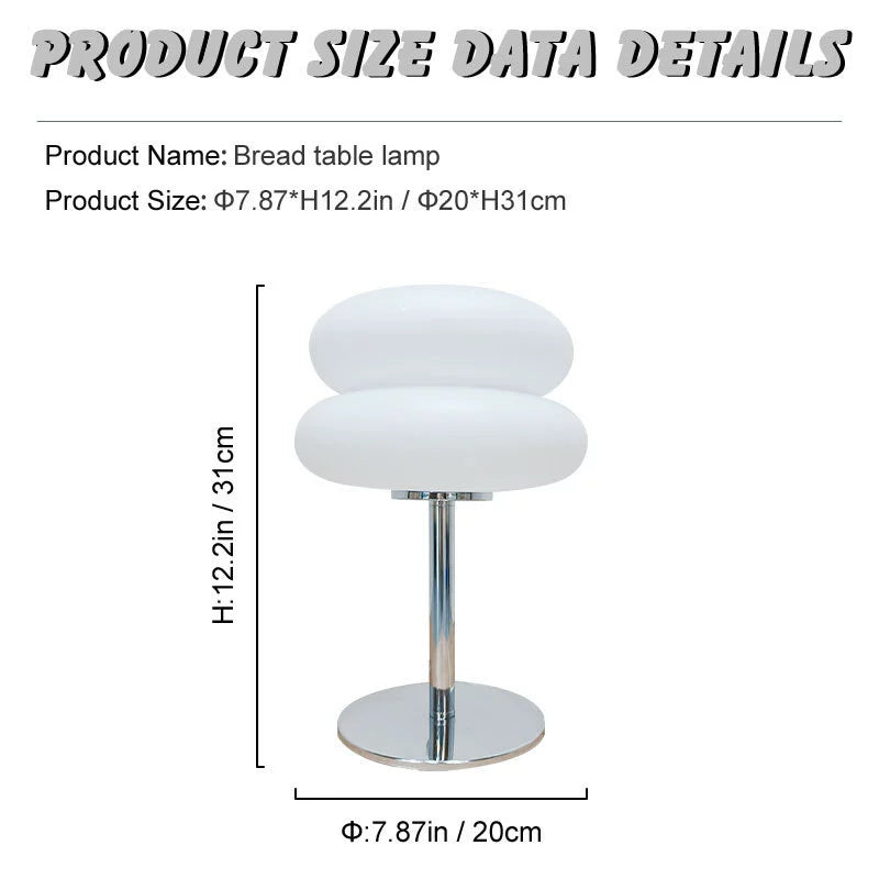 Compact Modern Desk Lamp Vintage Style Nightlight