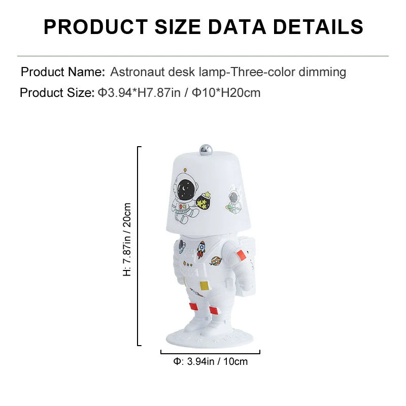 Space Theme LED Nightlight Table Lamp Home Decor Gift
