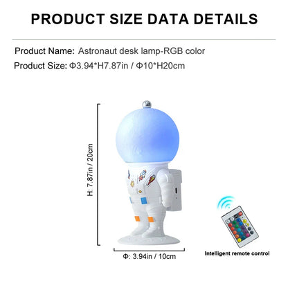 Space Theme LED Nightlight Table Lamp Home Decor Gift