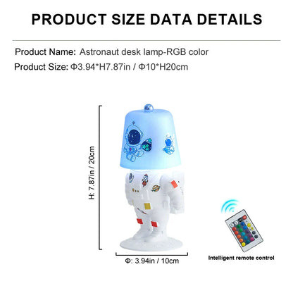 Space Theme LED Nightlight Table Lamp Home Decor Gift