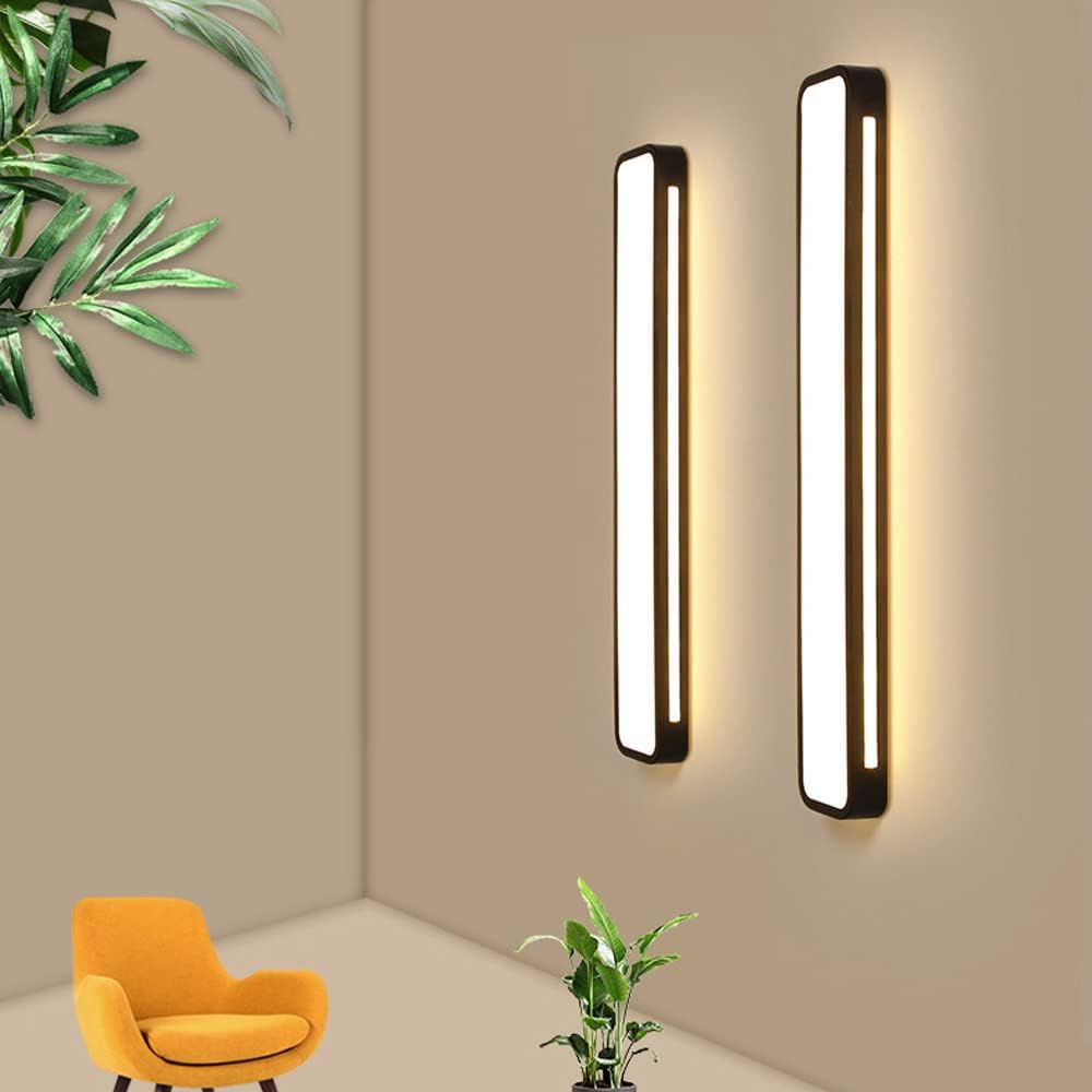 Slim Iron and Acrylic LED Ceiling Light