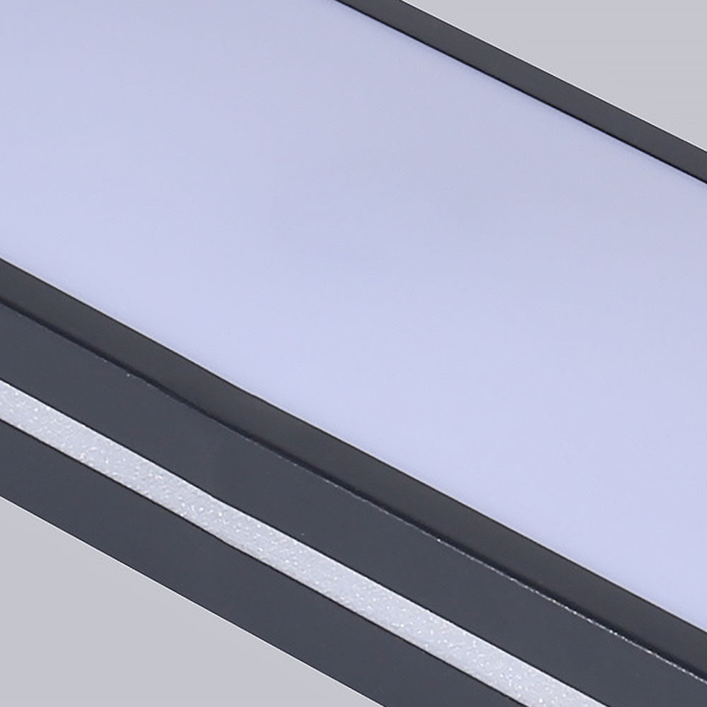 Slim Iron and Acrylic LED Ceiling Light