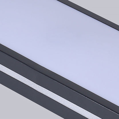 Slim Iron and Acrylic LED Ceiling Light
