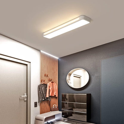 Slim Iron and Acrylic LED Ceiling Light
